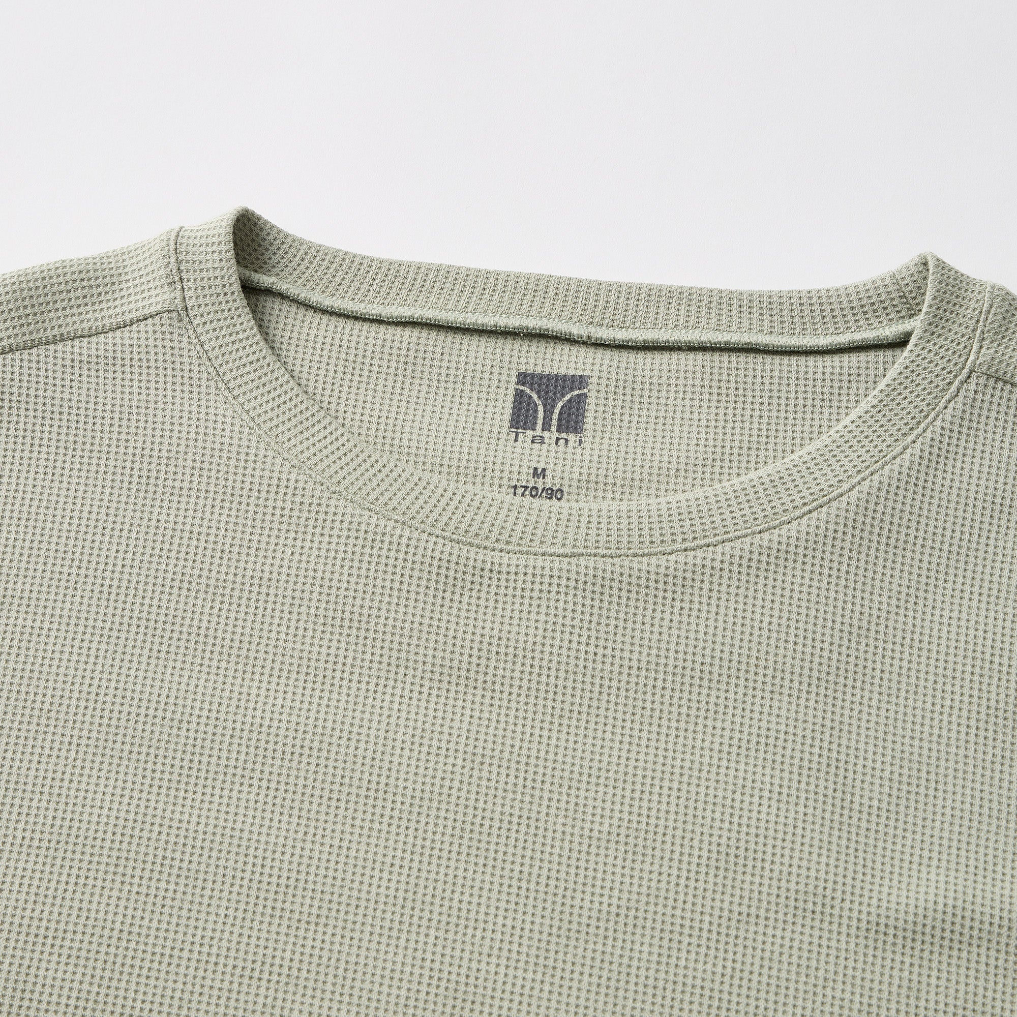 Milk Cotton Waffle Knit Sweatshirt