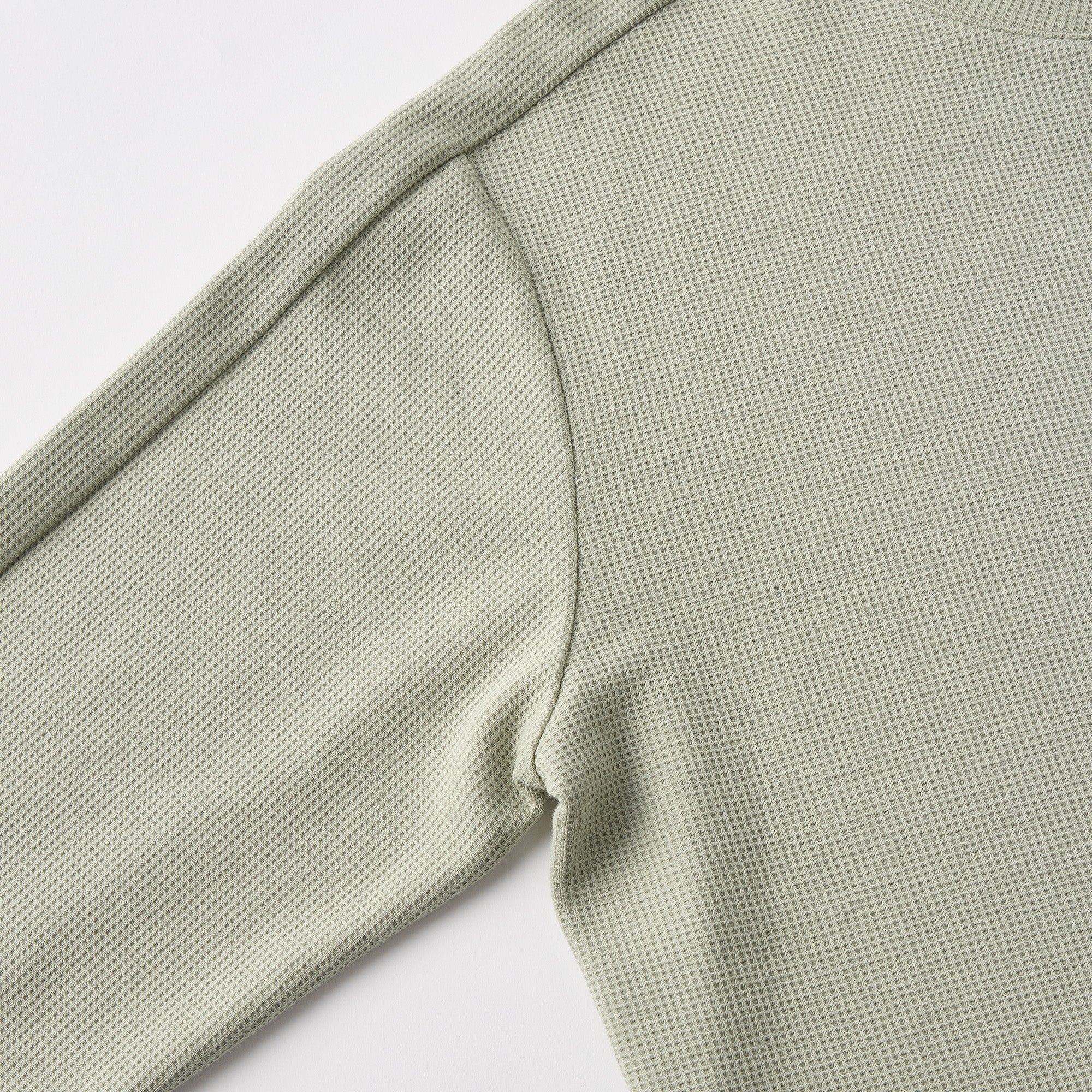 Milk Cotton Waffle Knit Sweatshirt