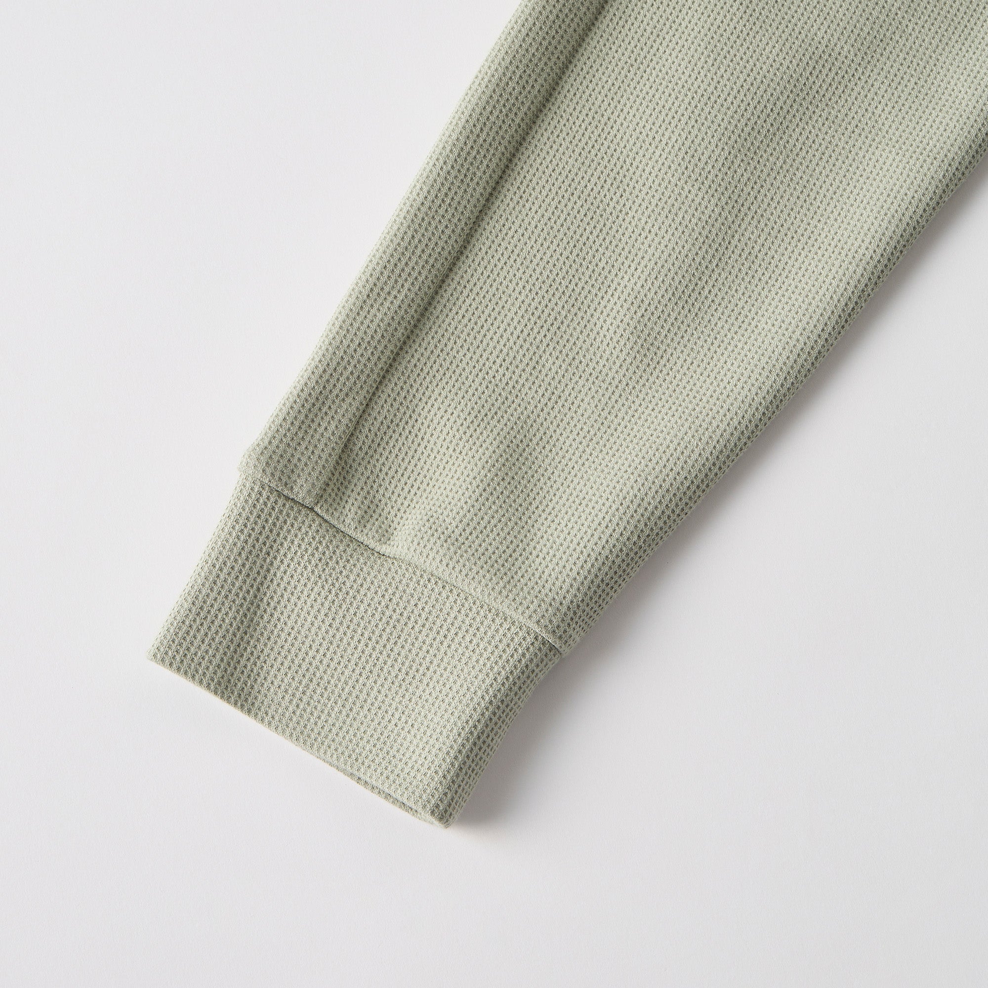 Milk Cotton Waffle Knit Sweatshirt