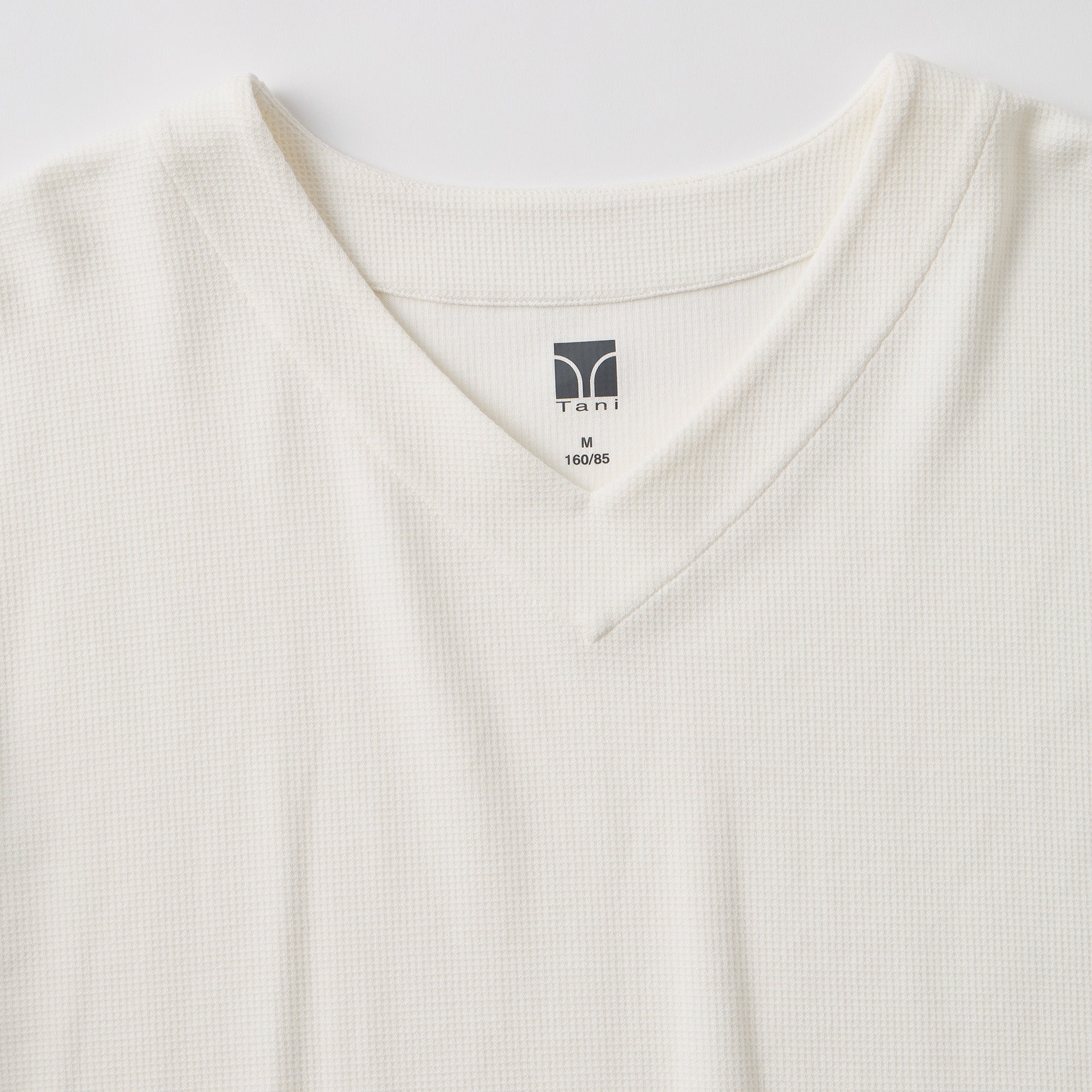 Milk Cotton Waffle Knit Lounge Dress