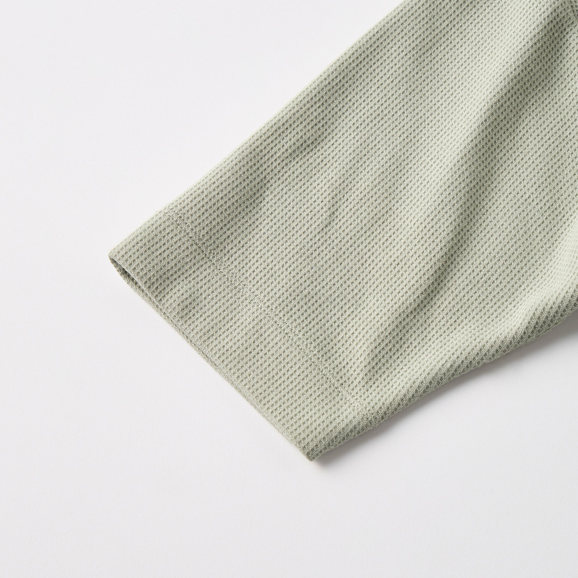 Milk Cotton Waffle Knit Lounge Dress