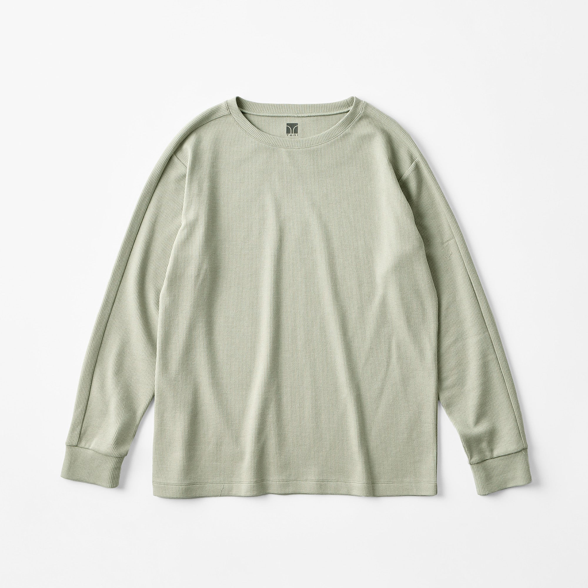 Milk Cotton Waffle Knit Sweatshirt