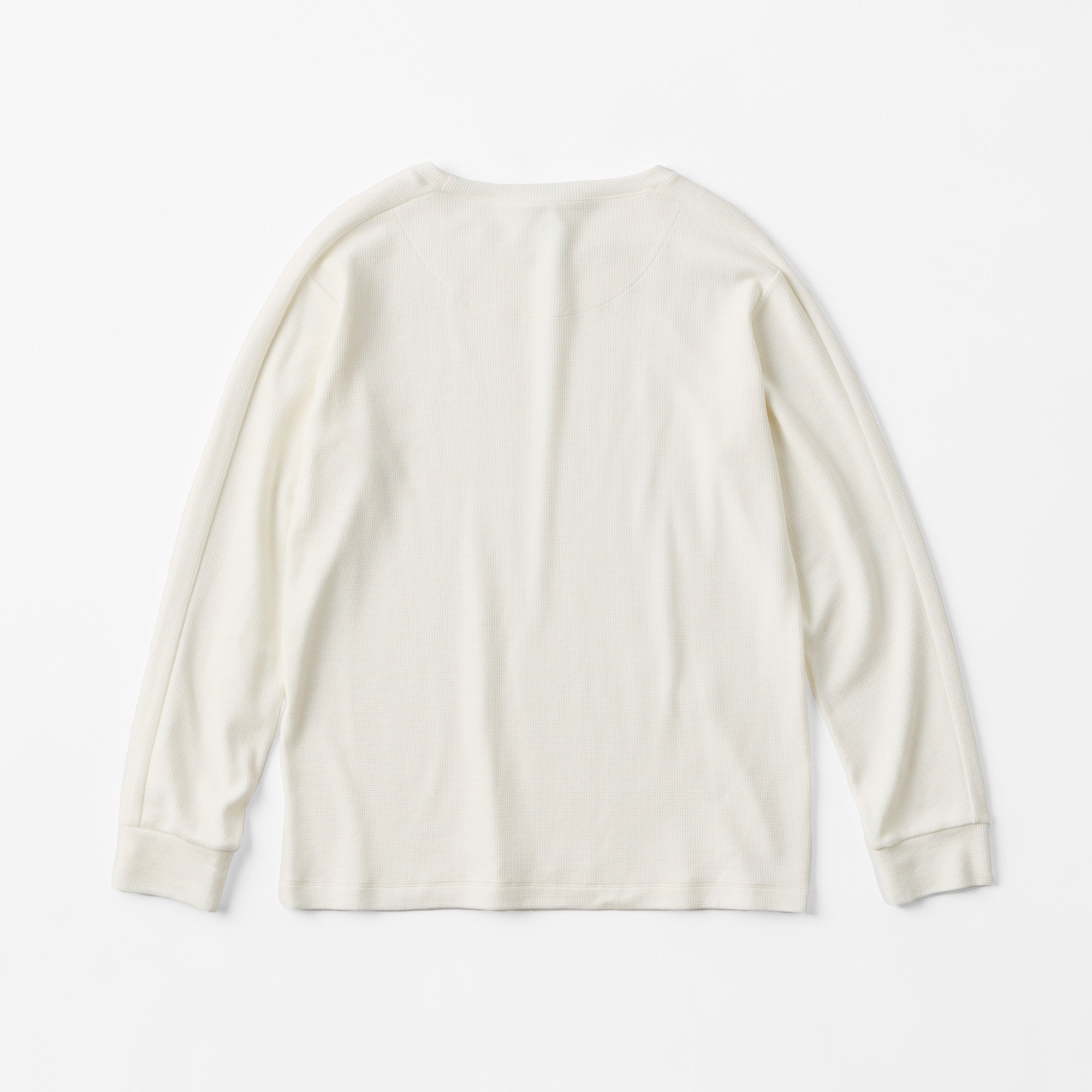 Milk Cotton Waffle Knit Sweatshirt