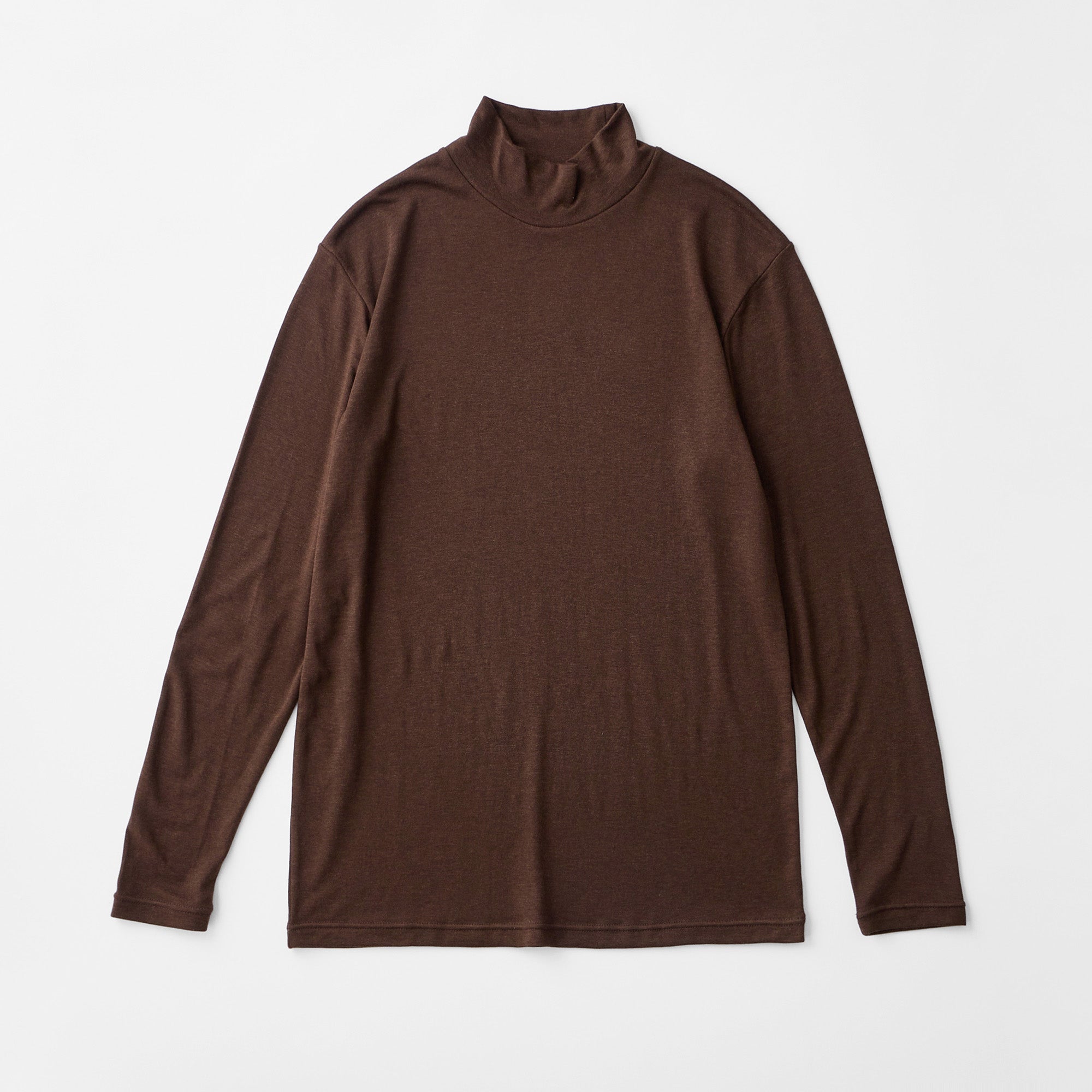 Wool Sense Mock Neck Thermal Top