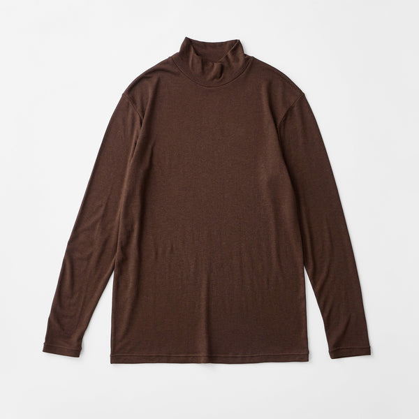 Wool Sense Mock Neck Thermal Top