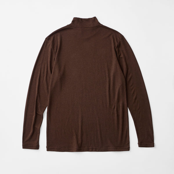 Wool Sense Mock Neck Thermal Top