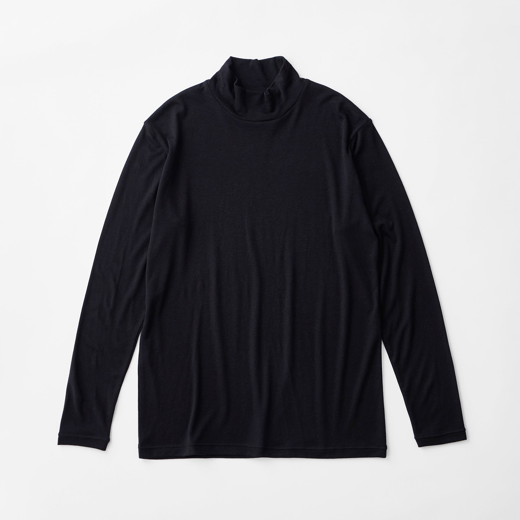 Wool Sense Mock Neck Thermal Top