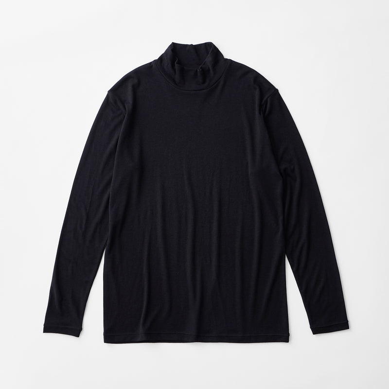 Wool Sense Mock Neck Thermal Top