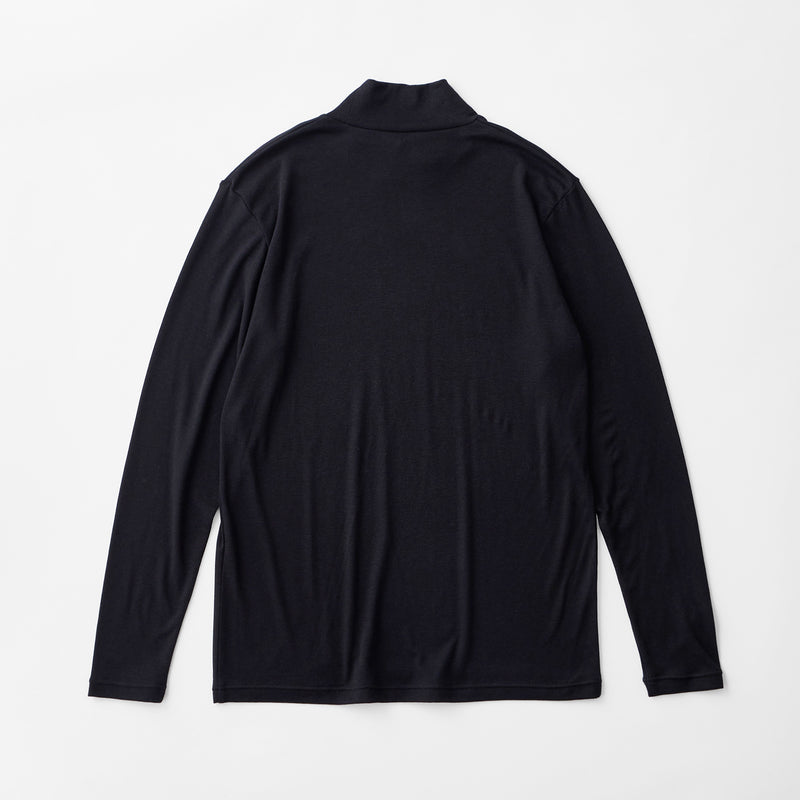 Wool Sense Mock Neck Thermal Top