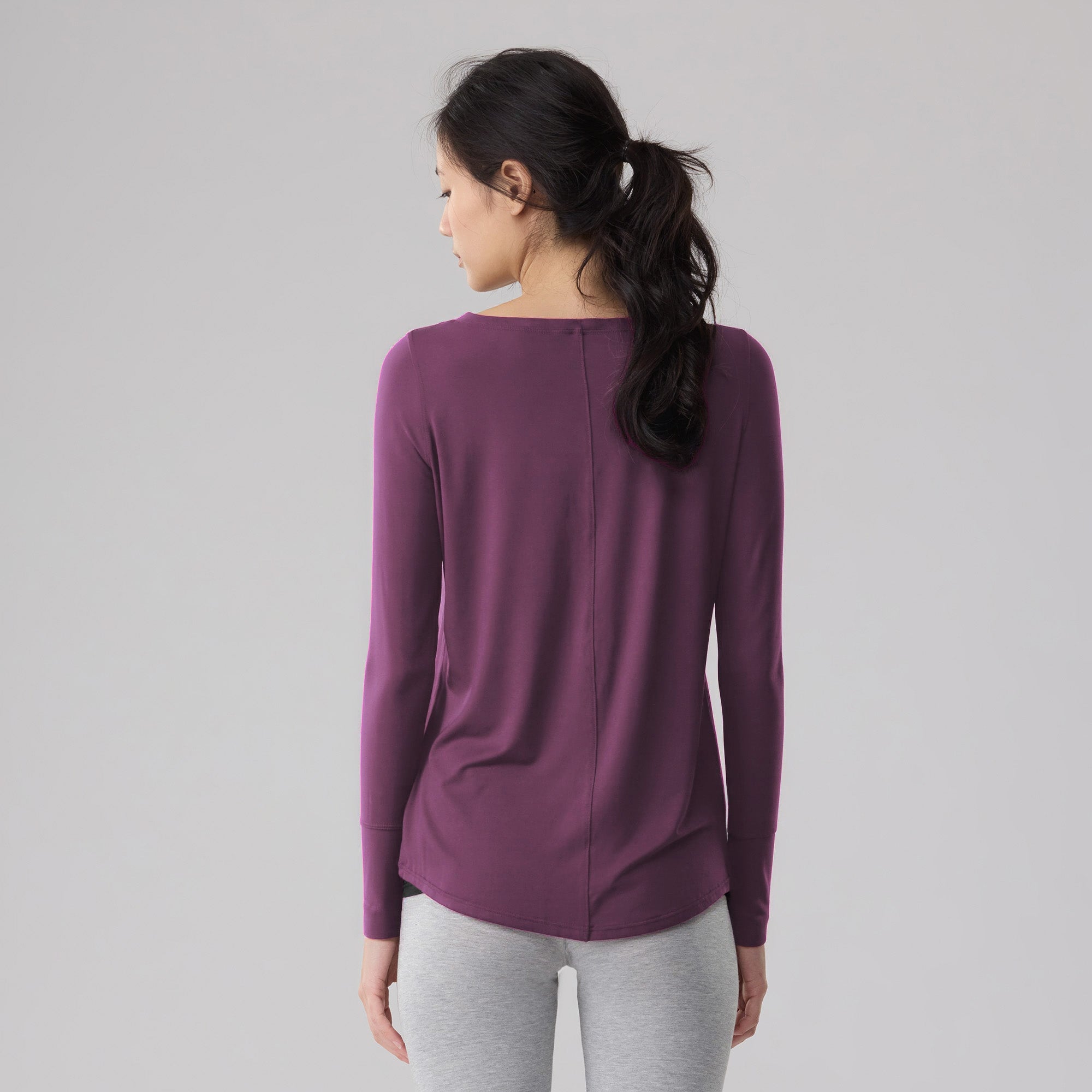 Silktouch TENCEL™ Modal Air Long Sleeve Relaxed Fit Top