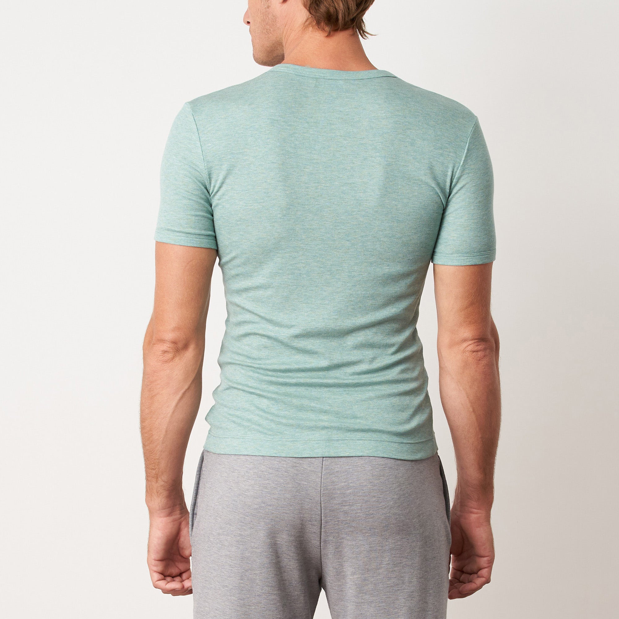 Green TENCEL™ Lyocell V Neck Tee