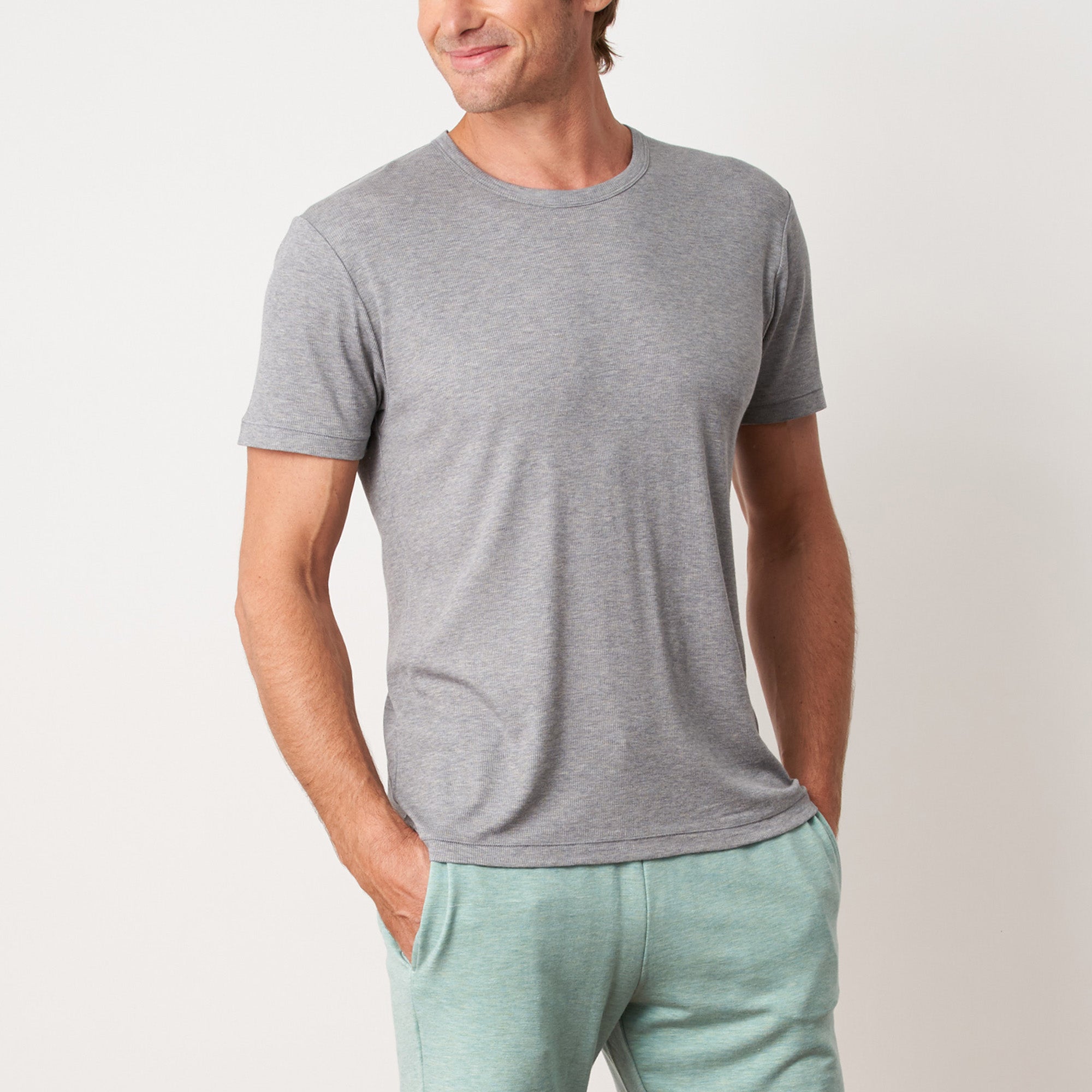 Green TENCEL™ Lyocell Round Neck Tee
