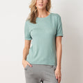 Green TENCEL™ Lyocell Round Neck Tee