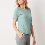 Green TENCEL™ Lyocell Round Neck Tee