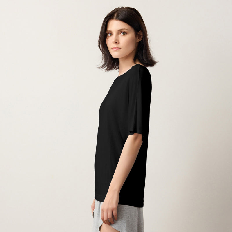 Silktouch TENCEL™  大圆领短袖Tee