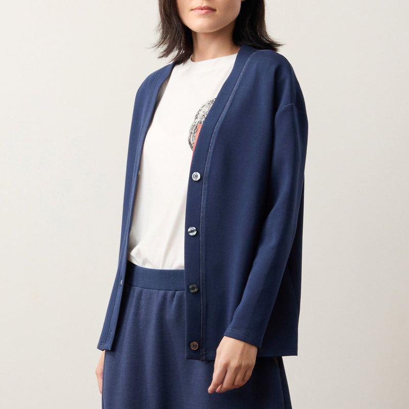 Double Knit TENCEL™ Modal Cotton Cardigan