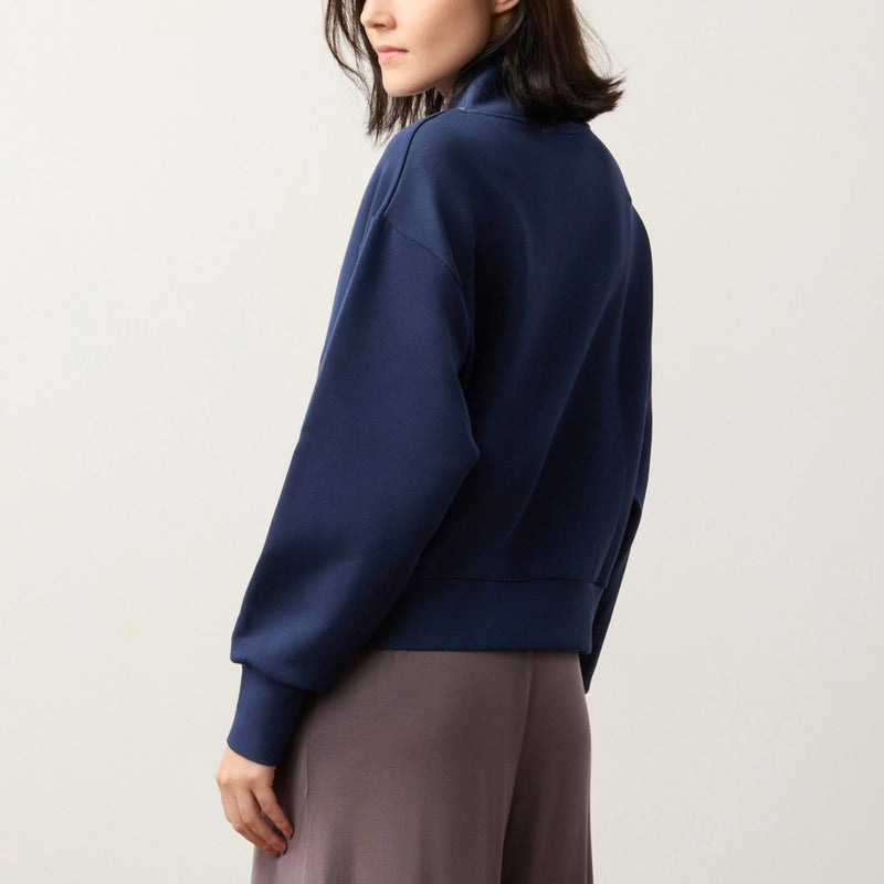 Double Knit TENCEL™ Modal Cotton Long Sleeve Top