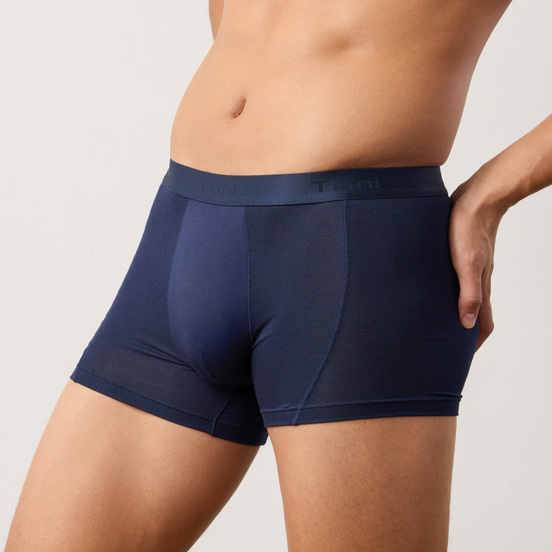 4 Pack SportMesh Jacquard Waistband Boxer Trunk