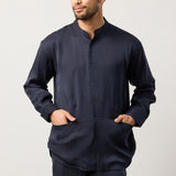 Flow TENCEL™ LUXE 缎光长袖衬衫
