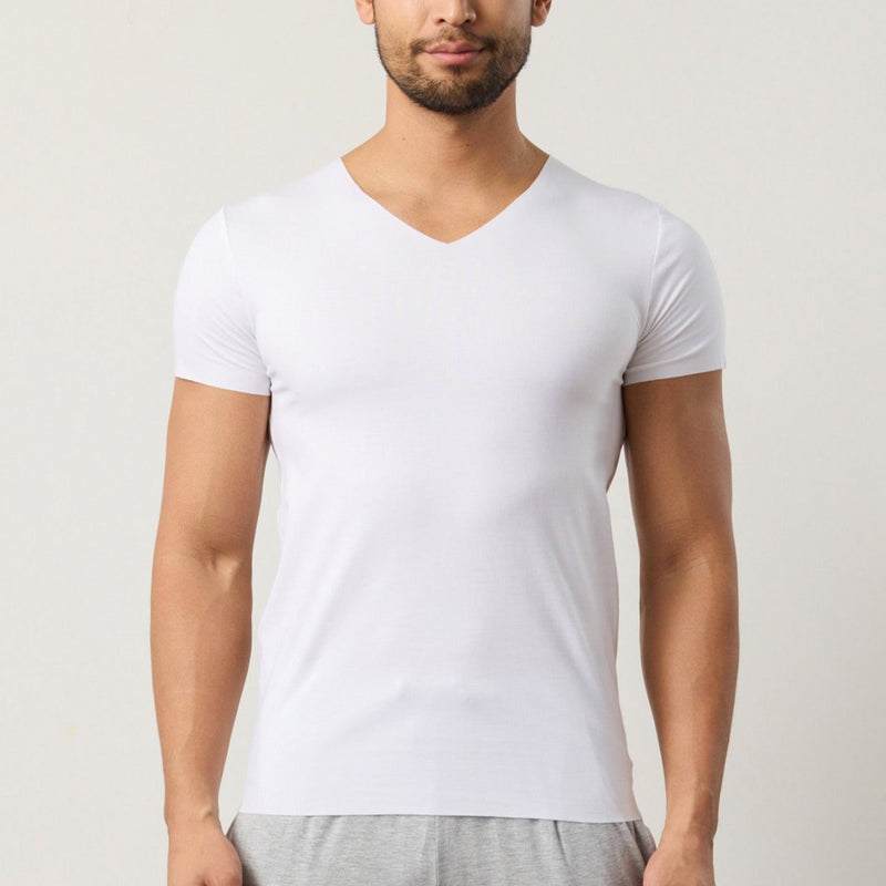 Freeform Seamless TENCEL™ Modal V Neck Short Sleeve Tee