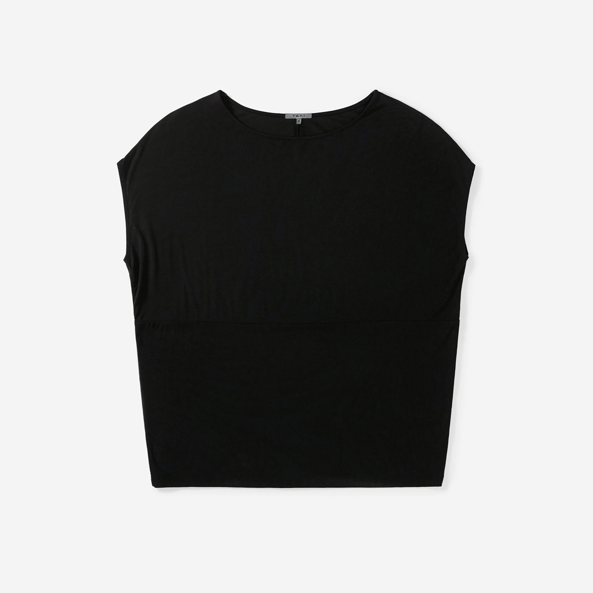 Silktouch TENCEL™ Round Neck Cap Sleeve Tee