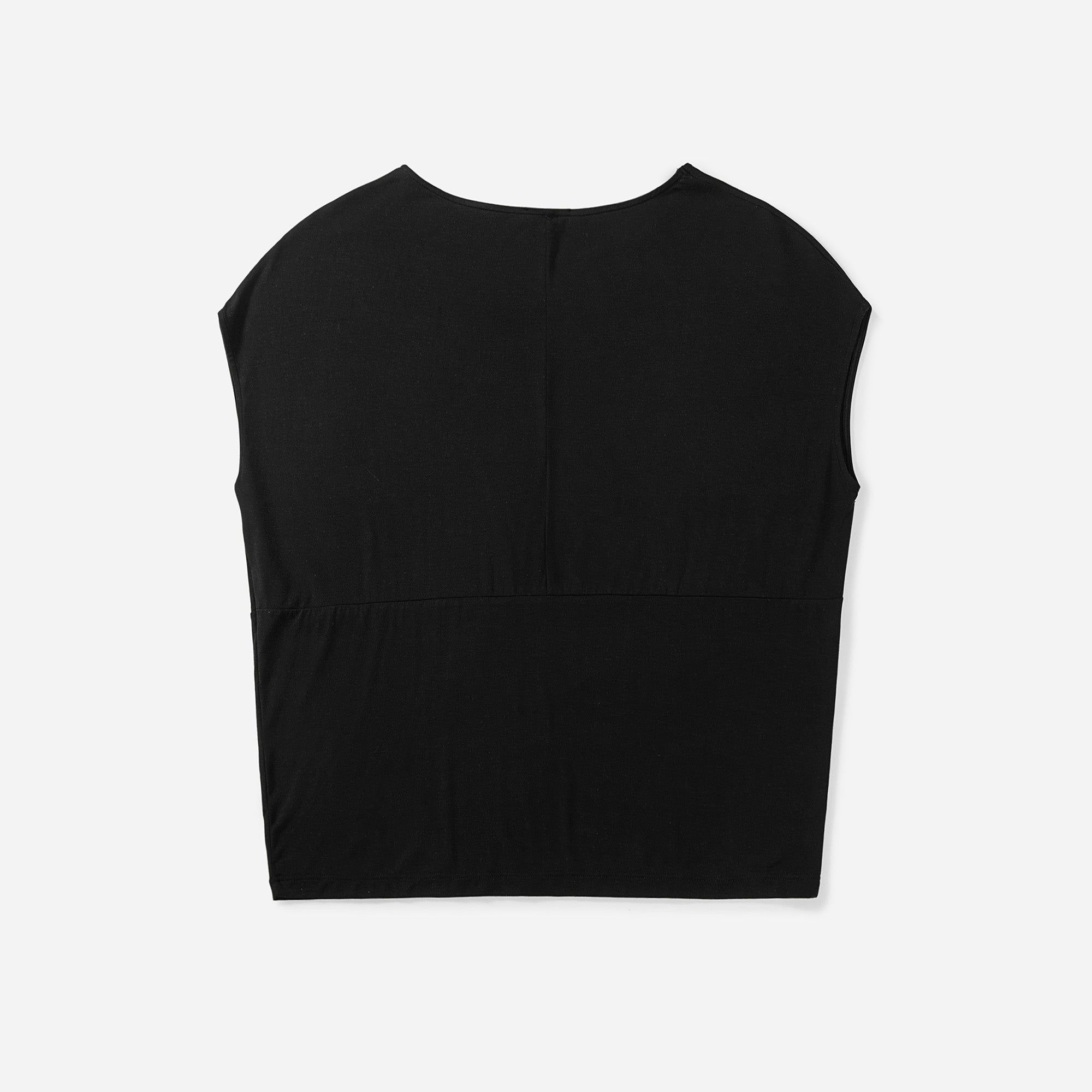 Silktouch TENCEL™ Round Neck Cap Sleeve Tee