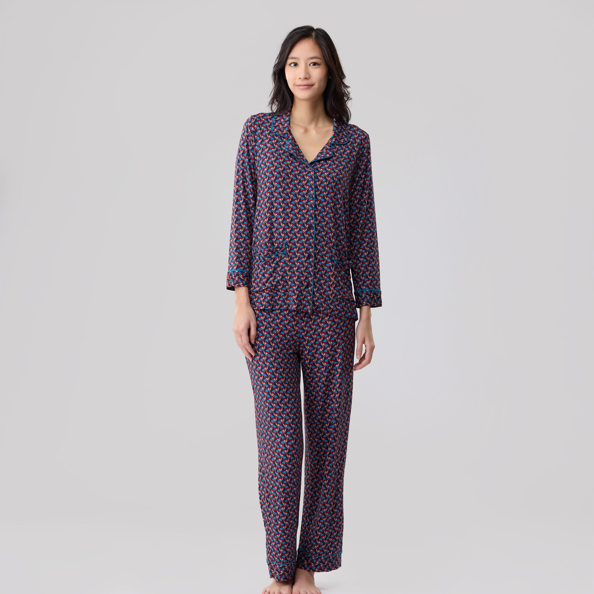 Silktouch TENCEL™ 中袖睡衣套裝