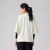 Loft Mid Sleeve Mock Neck Top