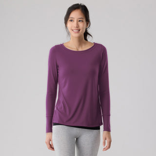 Silktouch TENCEL™ Modal Air Long Sleeve Relaxed Fit Top