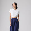 Cool Cotton Cap Sleeve Crop Top