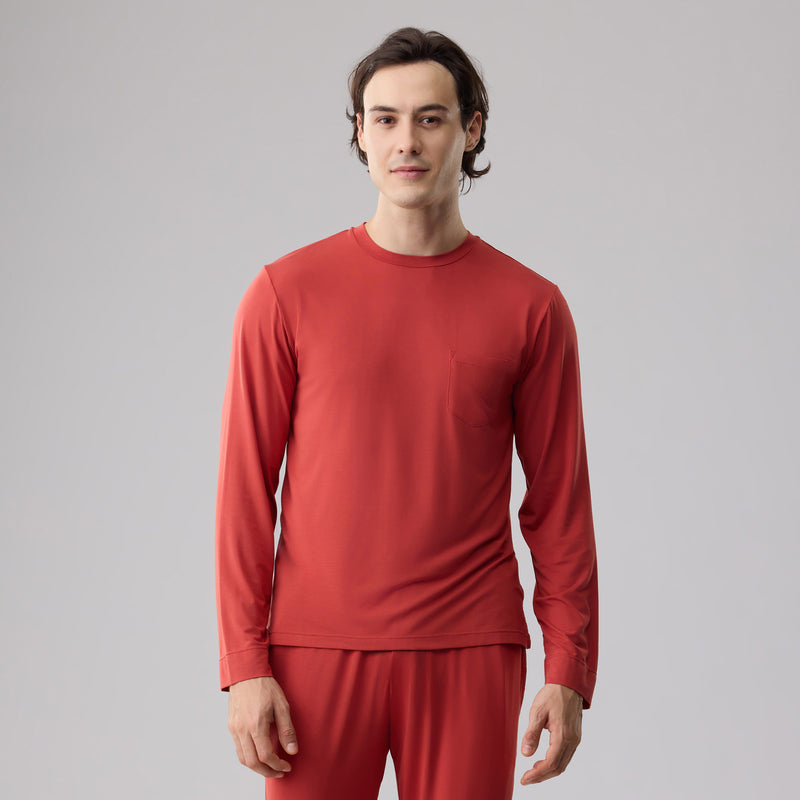 Silktouch TENCEL™ Modal Air Long Sleeve Tee with Chest Pocket