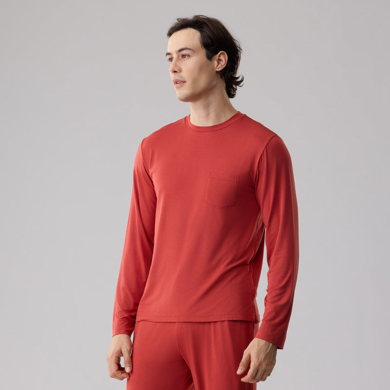 Silktouch TENCEL™ Modal Air Long Sleeve Tee with Chest Pocket
