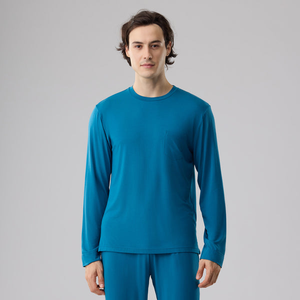 Silktouch TENCEL™ Modal Air Long Sleeve Tee with Chest Pocket
