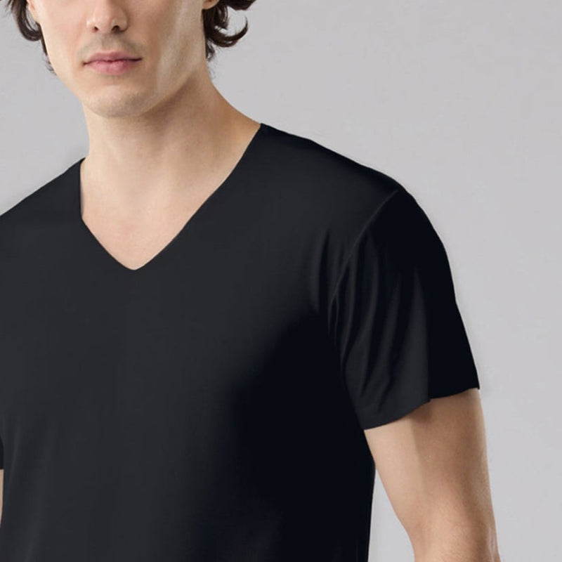Freeform Seamless Cotton V-Neck Tee