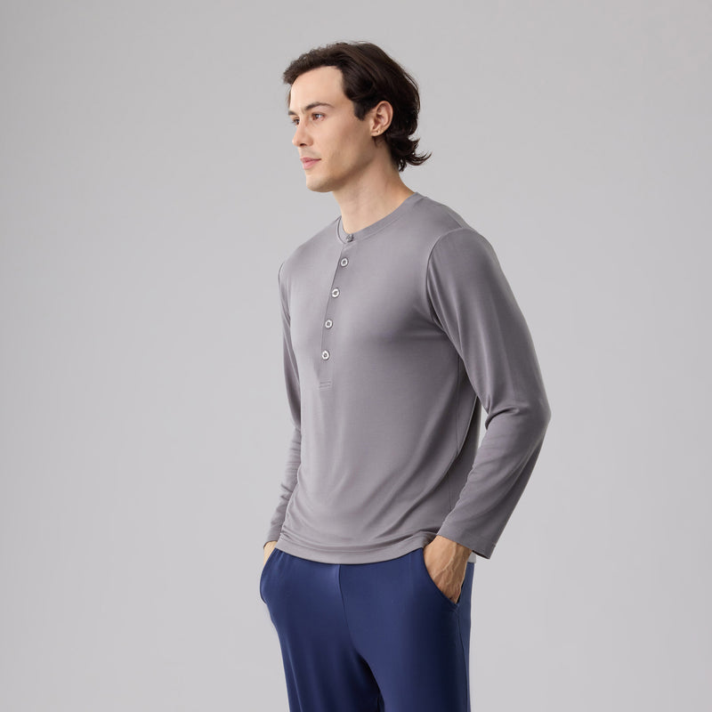 Silktouch*2 TENCEL™ Modal Air Henley Neck Top