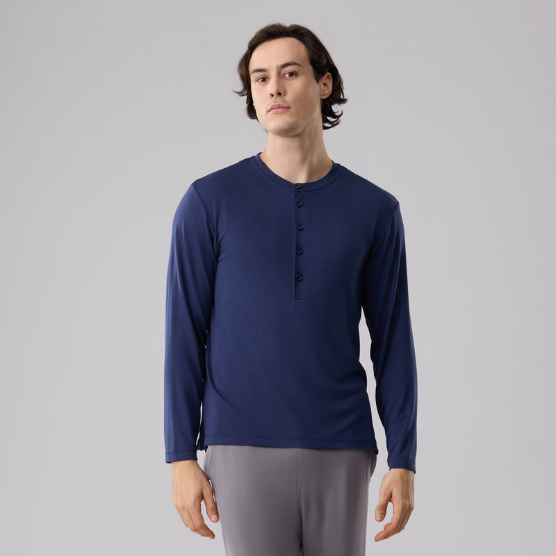 Silktouch*2 TENCEL™ Modal Air Henley Neck Top