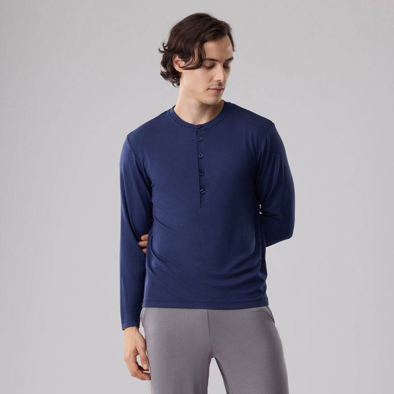 Silktouch*2 TENCEL™ Modal Air Henley Neck Top