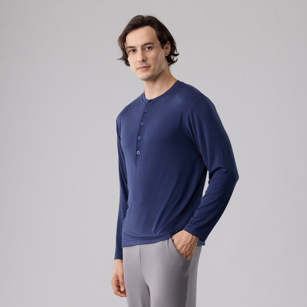 Silktouch*2 TENCEL™ Modal Air Henley Neck Top