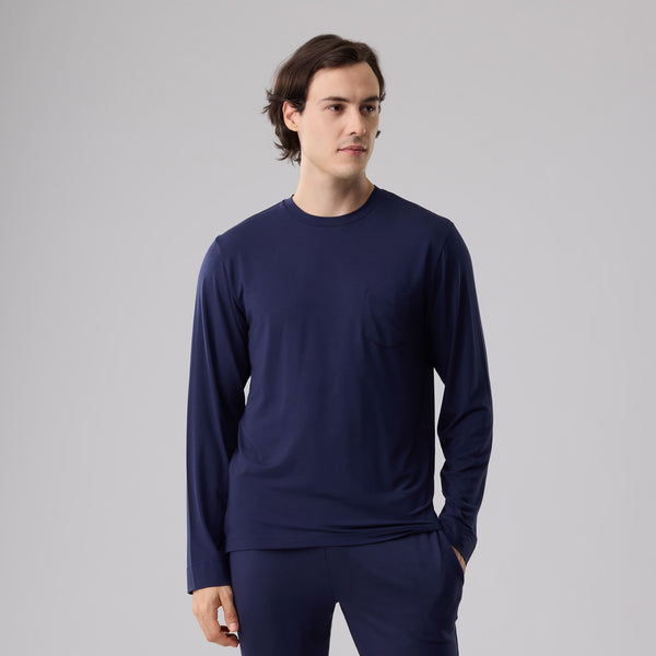 Silktouch TENCEL™ Modal Air Long Sleeve Tee with Chest Pocket