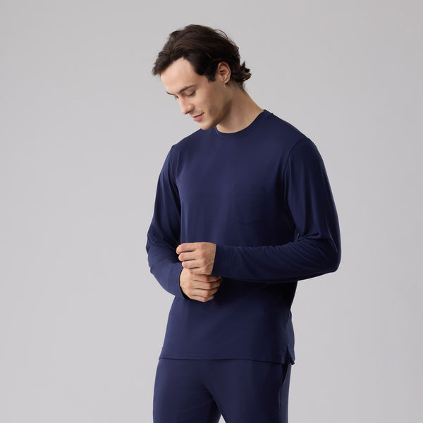 Silktouch TENCEL™ Modal Air Long Sleeve Tee with Chest Pocket