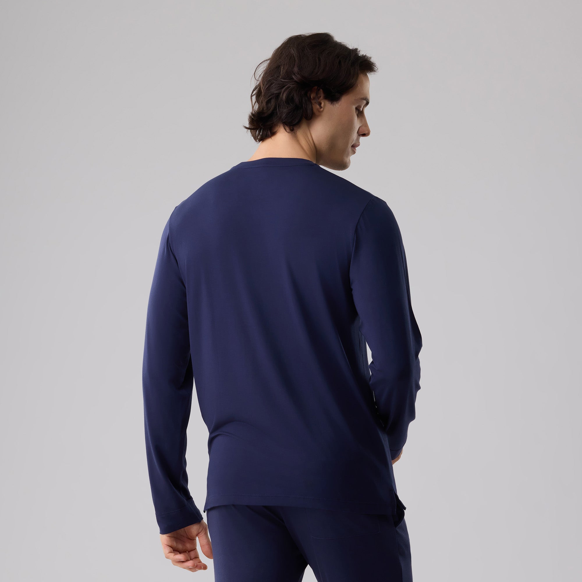 Silktouch TENCEL™ Modal Air Long Sleeve Tee with Chest Pocket