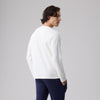 Milk Cotton Waffle Knit Sweatshirt