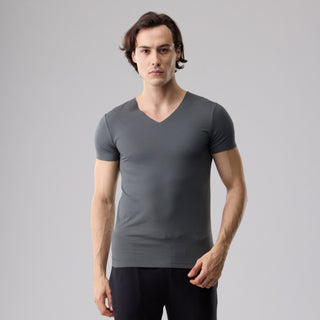 Freeform Seamless Cotton V-Neck Tee