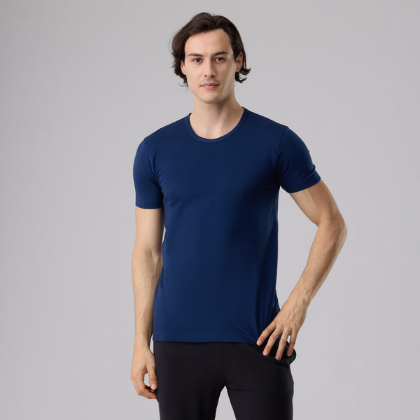Active TENCEL™ Lyocell Pique Knit Round Neck Tee