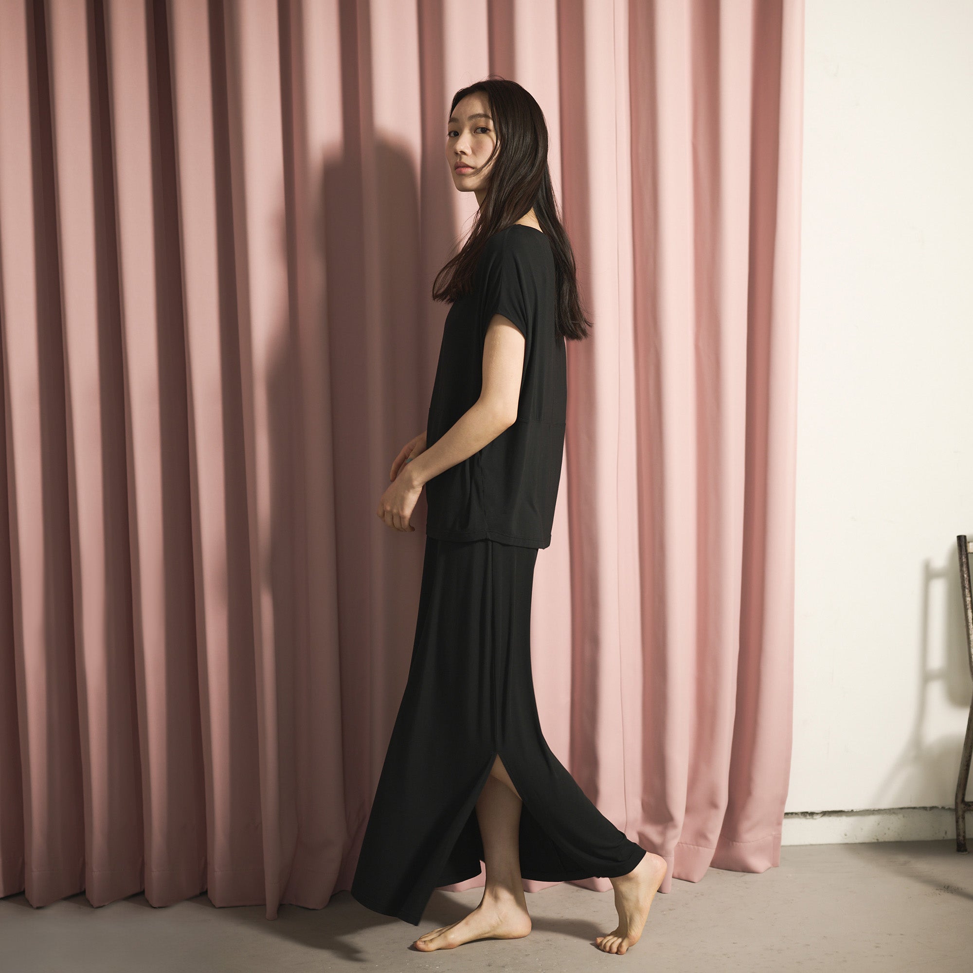 Silktouch TENCEL™ Round Neck Cap Sleeve Tee