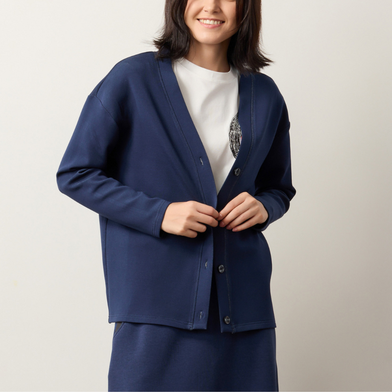 Double Knit Relaxed Elegance Cardigan