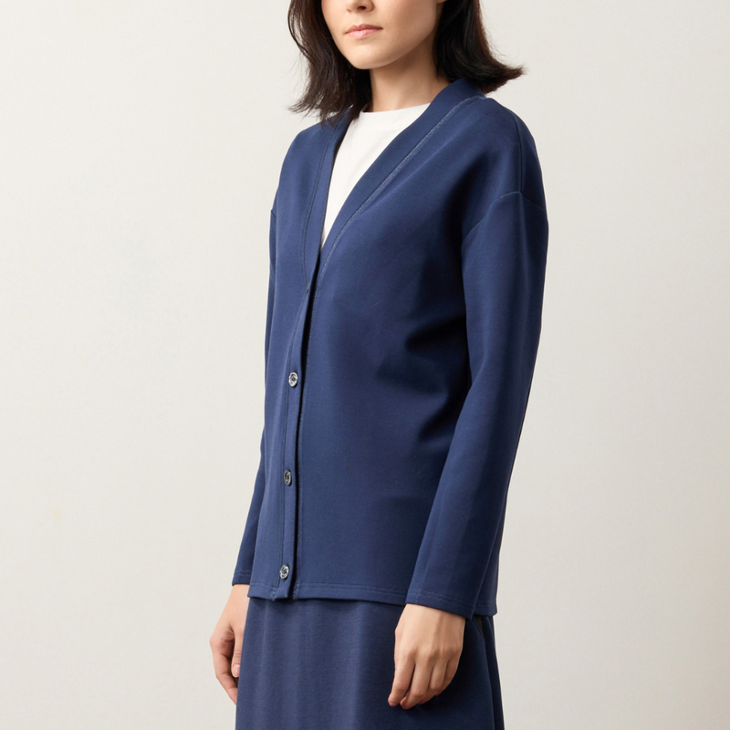 Double Knit Relaxed Elegance Cardigan