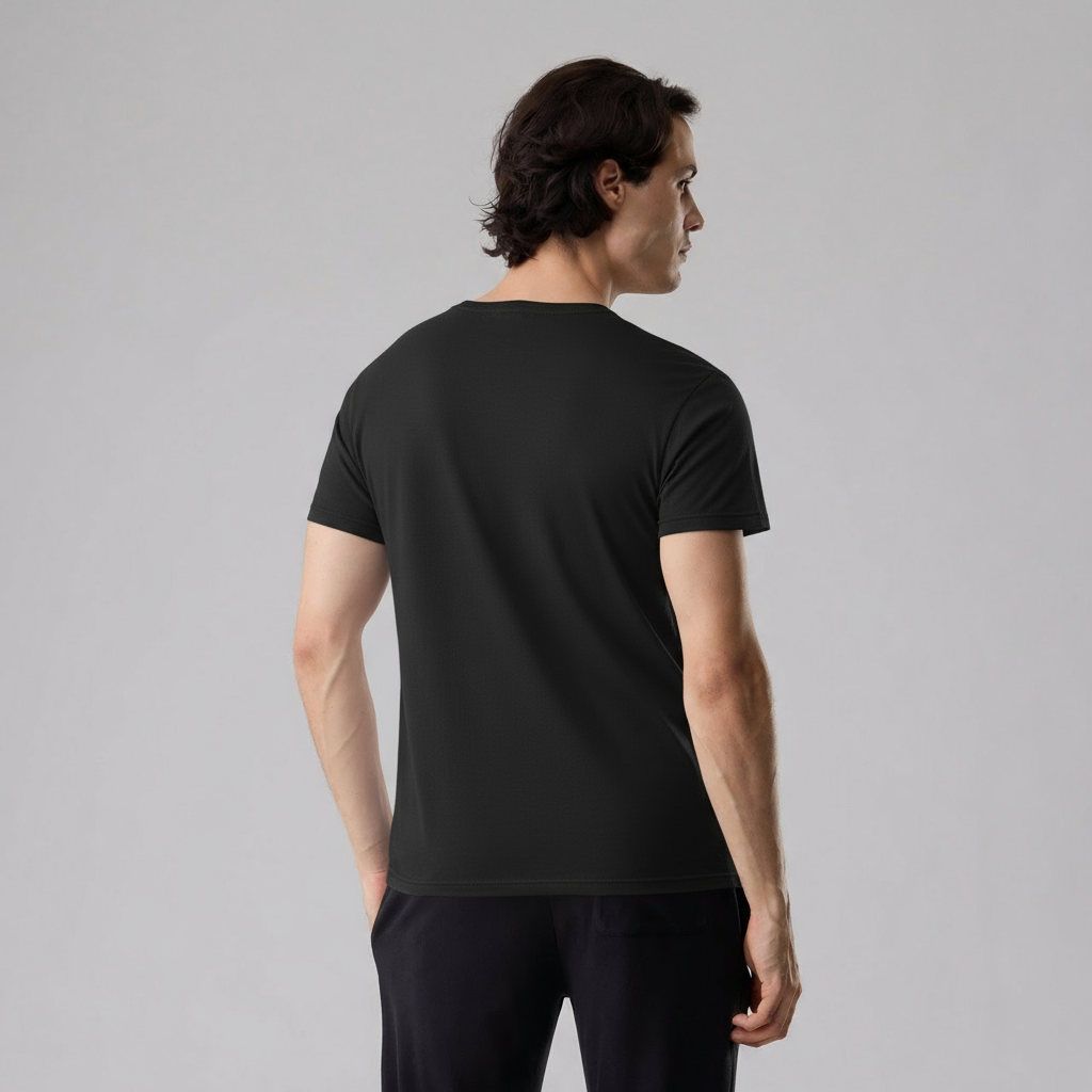 Active TENCEL™ Lyocell Pique Knit V-Neck Tee
