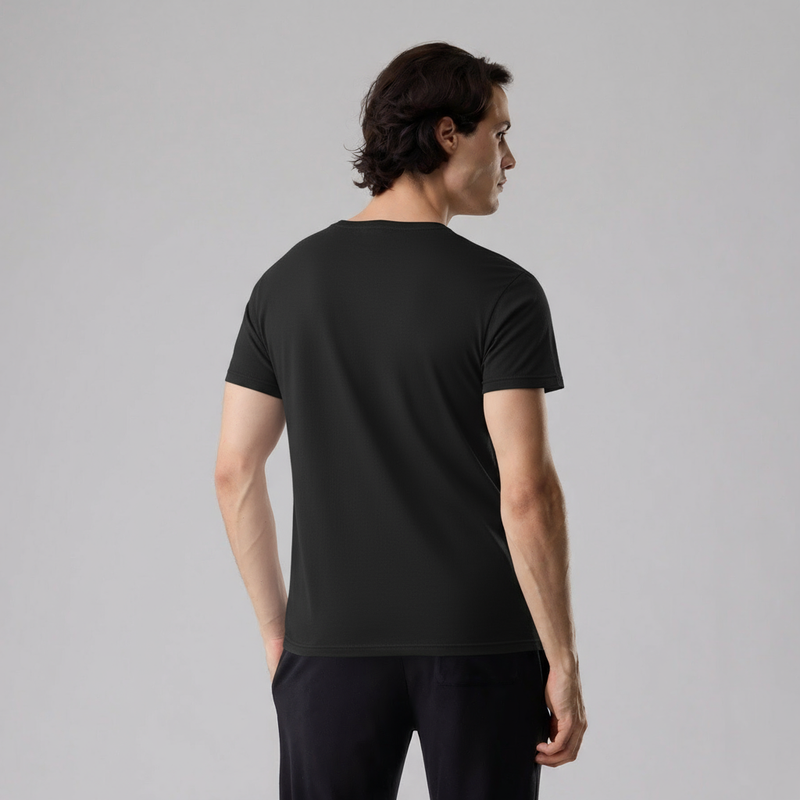 Active TENCEL™ Lyocell Pique Knit V-Neck Tee