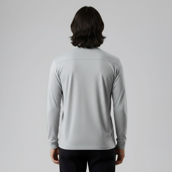 Silktouch TENCEL™ Modal Air Henley Neck Long Sleeve Top